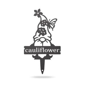 NEW Cauliflower Garden Gnome Stake!
